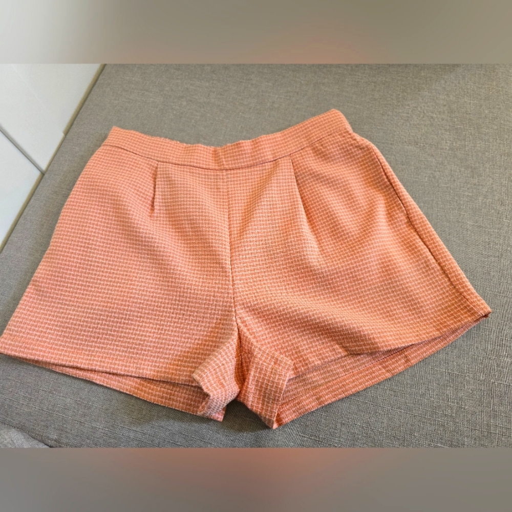 Women's shorts by Happily Grey. Coral color, size large. NWT